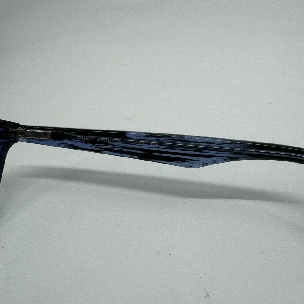 Maui Jim Cathedrals MJ782-03S Sunglasses Blue Cat Eye Polarized 52-17-144 H10730